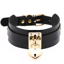 Load image into Gallery viewer, ♡ Heart Lock And Key Choker ♡
