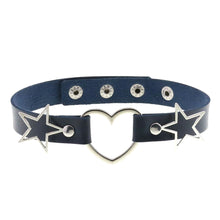 Load image into Gallery viewer, ♡ Five-Pointed Star Heart Choker ♡
