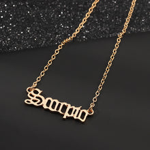 Load image into Gallery viewer, ★☾ Zodiac Necklace ☽★
