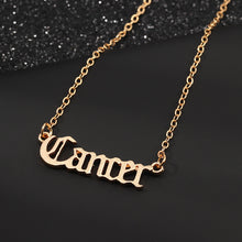 Load image into Gallery viewer, ★☾ Zodiac Necklace ☽★
