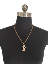 Load image into Gallery viewer, ♛ A-Z English Crown Letter Necklace ♛

