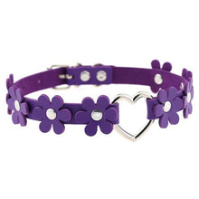 Load image into Gallery viewer, ❀* Flower Heart Choker *❀
