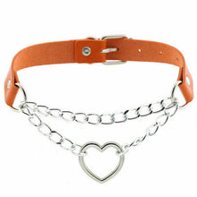 Load image into Gallery viewer, ♡ Heart Chain Choker ♡
